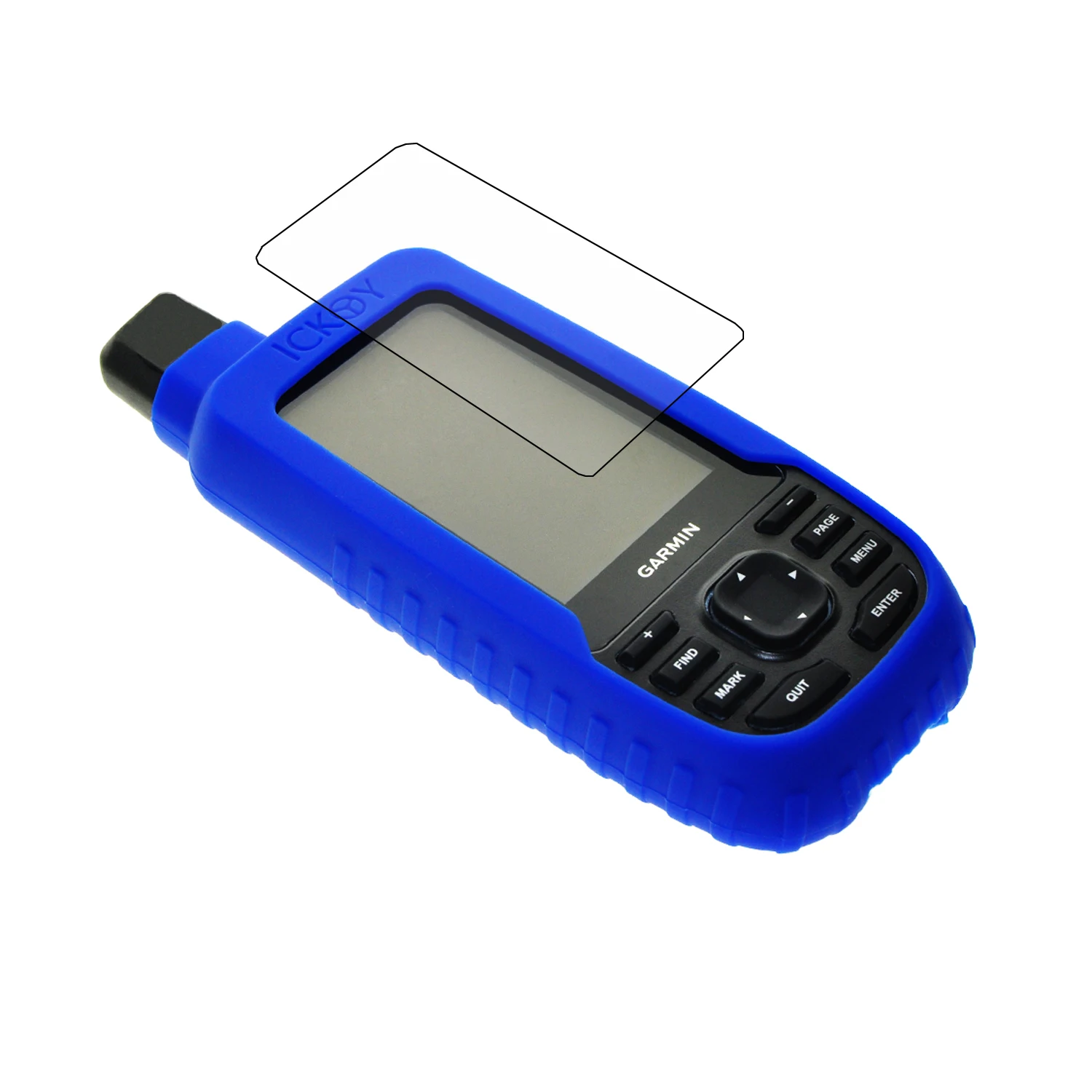 Силиконовый защитный чехол + Защитная пленка для экрана туризма ручной GPS Garmin Map 66