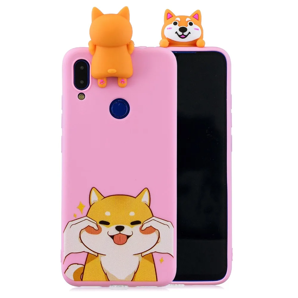 FLYKYLIN Silicone Case For Xiaomi Redmi 6 Pro Note 7 Cover on 5 Plus 5A Capa Cartoon 3D Toys Coque |