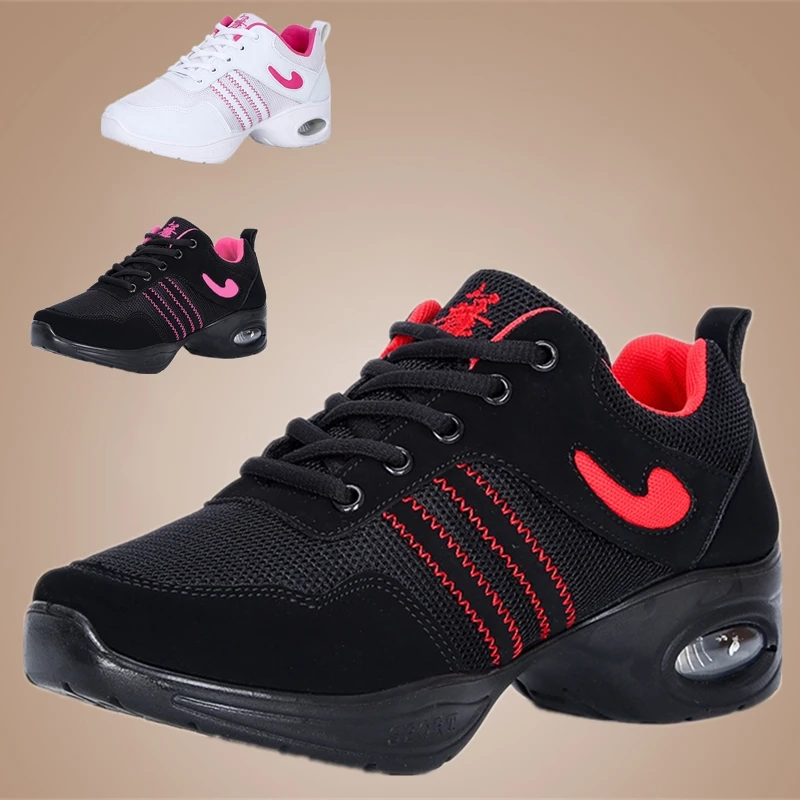 Новинка танцевальная обувь женская спортивная для фитнеса с мягкой подошвой