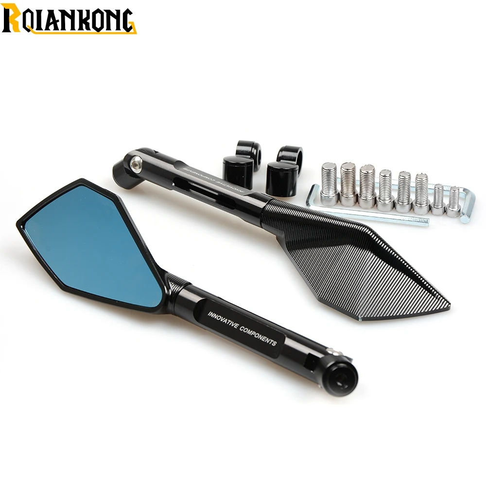 Боковые зеркала для мотоцикла z750 аксессуары Kawasaki Z750 Z750R Z750S versys 650 1000 ninja 300 z650