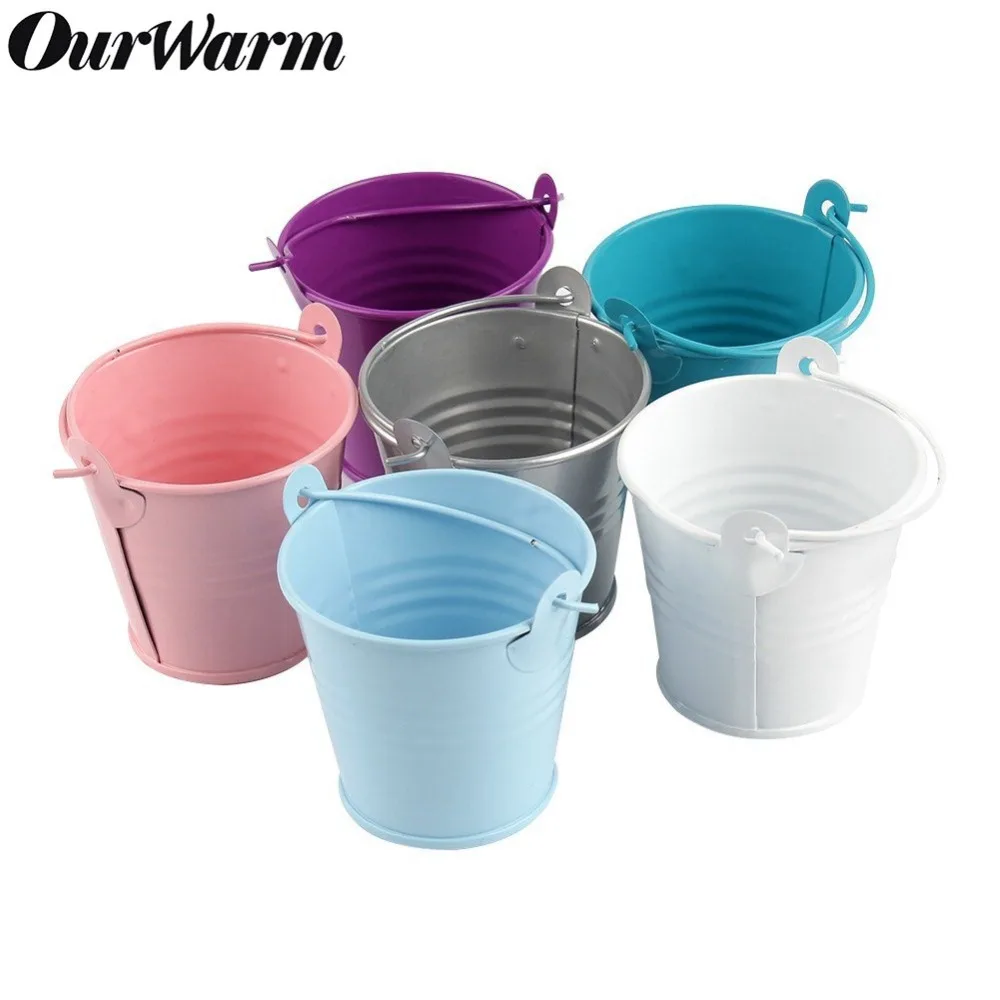 OurWarm 6 шт. мини металлическое ведро жестяные ведра для фотографий товары