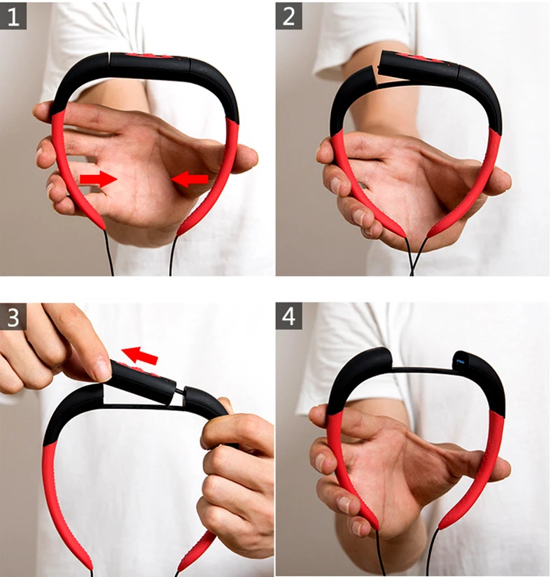FM Радио Стерео Водонепроницаемый Спортивный MP3 музыкальный плеер наушники