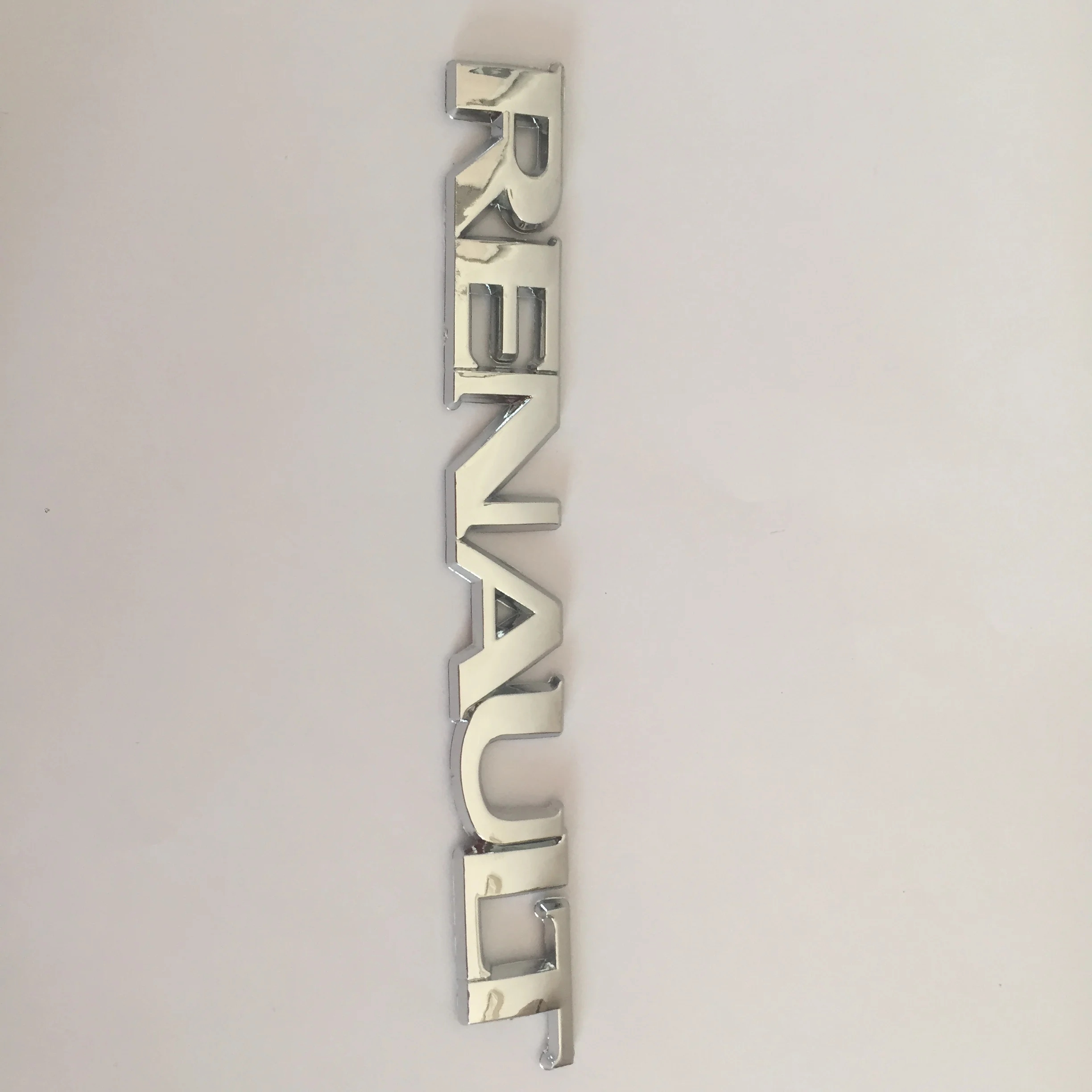 1 шт. ABS хром Renault автомобиля буквы задние наклейки на багажник эмблема значок