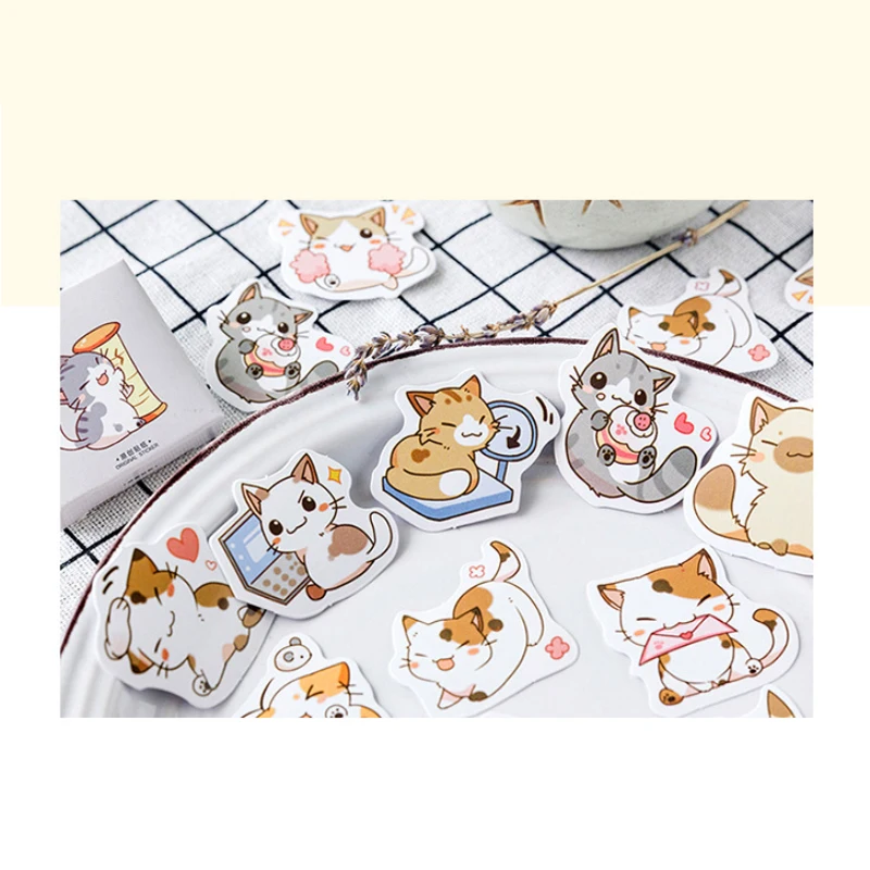 45 шт./кор. Kawaii С бурундуком наклейки декоративные Сделай Сам запечатывания Стикеры этикетка Скрапбукинг школьные канцелярские товары канцелярских принадлежностей