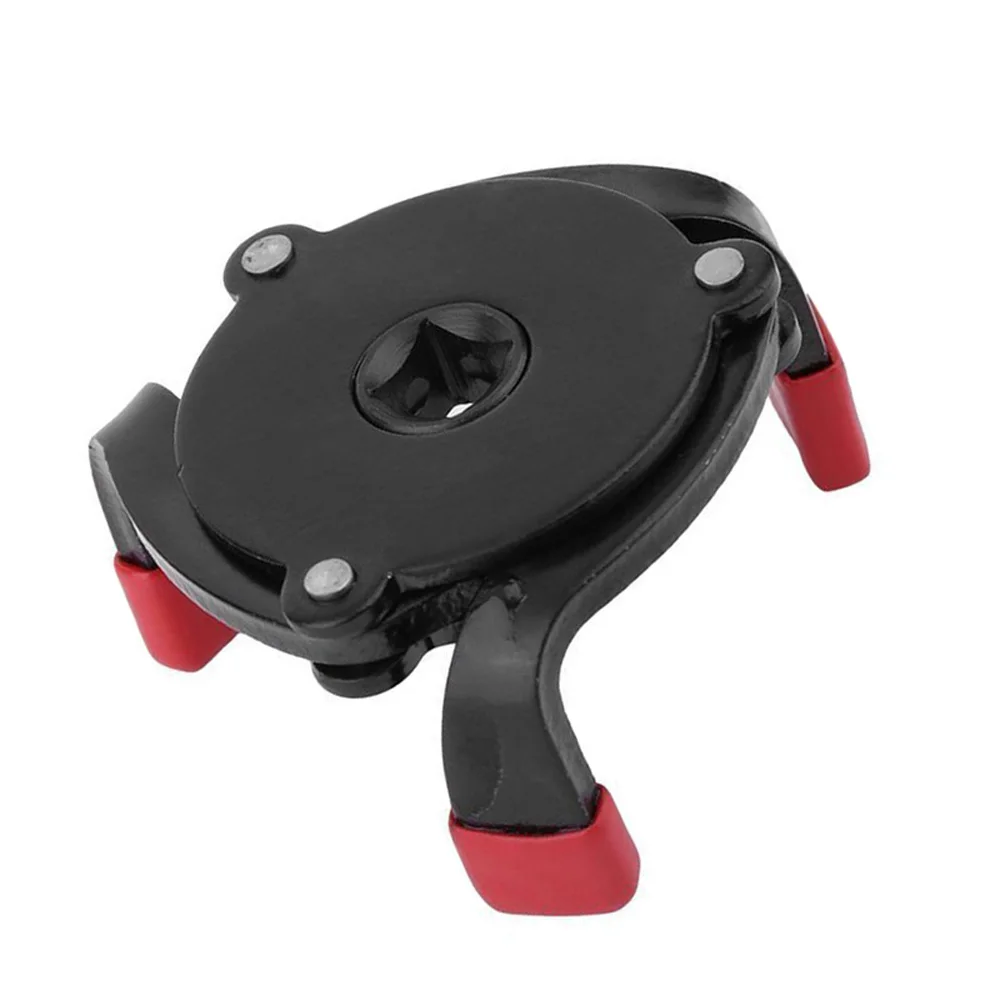

High Oil Filter Wrench Carbon Steel Efficiency Auto 3-Jaw Socket Auto-Adjust Replacement