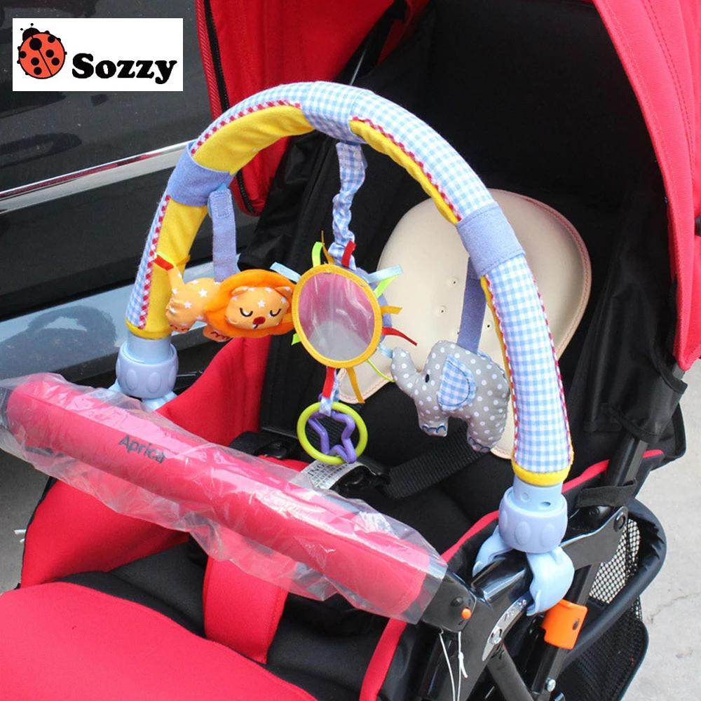 1 шт. Sozzy Baby подвесная розовая игрушка в виде кролика красного сердца слона