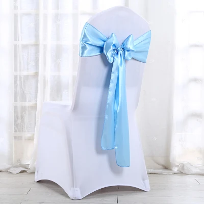 light blue SH100 очень дешевые Свадебные световые украшения розового и фиолетового цветов светло-голубой Цвет Красное сатиновое платье Серебряное кресло створки - Цвет: light blue