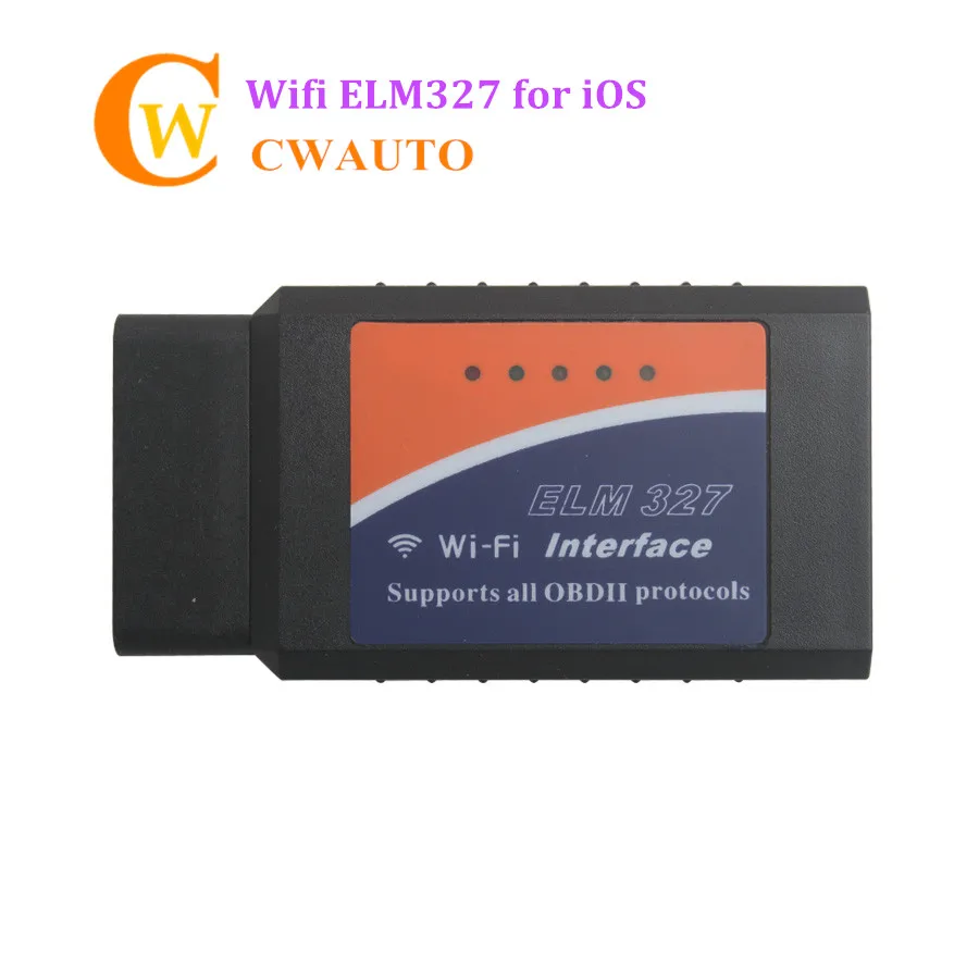 Инструмент для сканирования кодов OBD2 ELM327 Wifi V1.5 Wi-fi V2.1 прошивка считыватель OBDII