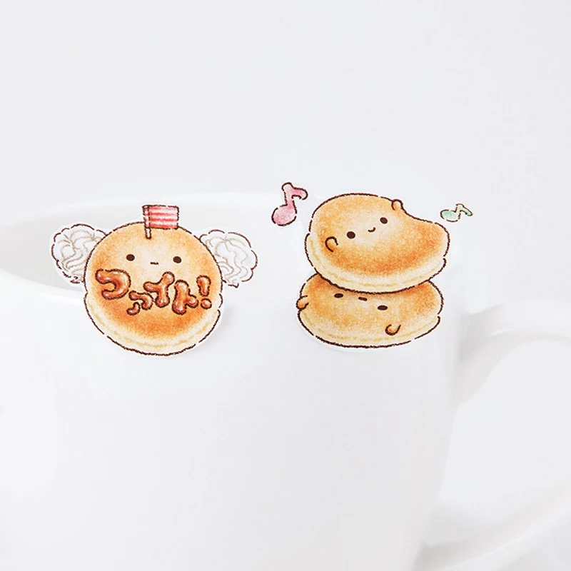 45 шт./упак. Kawaii изящный дизайн хлеба декоративные наклейки милые DIY бумажные