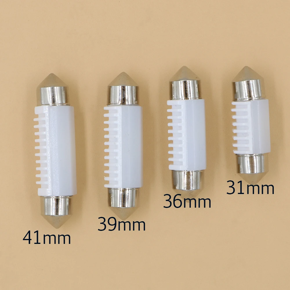 YSY 10x C5W led C10W лампа для салона автомобиля гирлянда 31 мм 36 39 41 SMD 3030 COB чтения 9 V/30 V 8000K