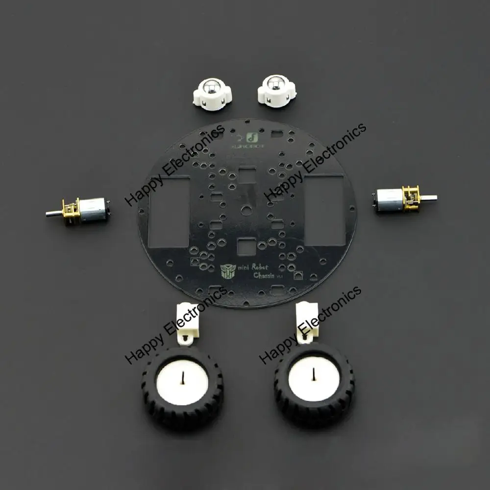 DFRobot 2WD miniQ робот-шасси/мобильный робот-платформа 6 в с мотором N20/универсальные