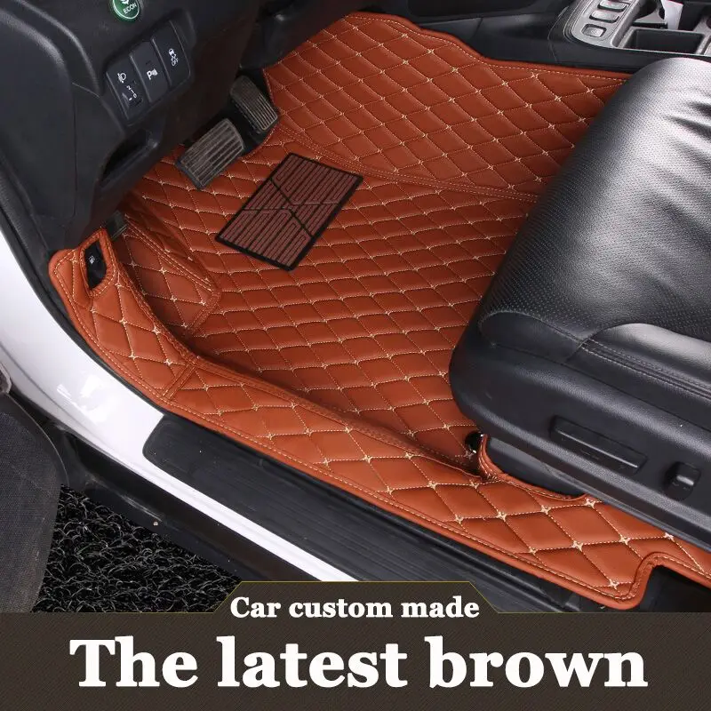 

Custom fit car floor mats for Hyundai ix25 ix35 Elantra SantaFe Sonata Solaris Tucson rstyling carpet liner