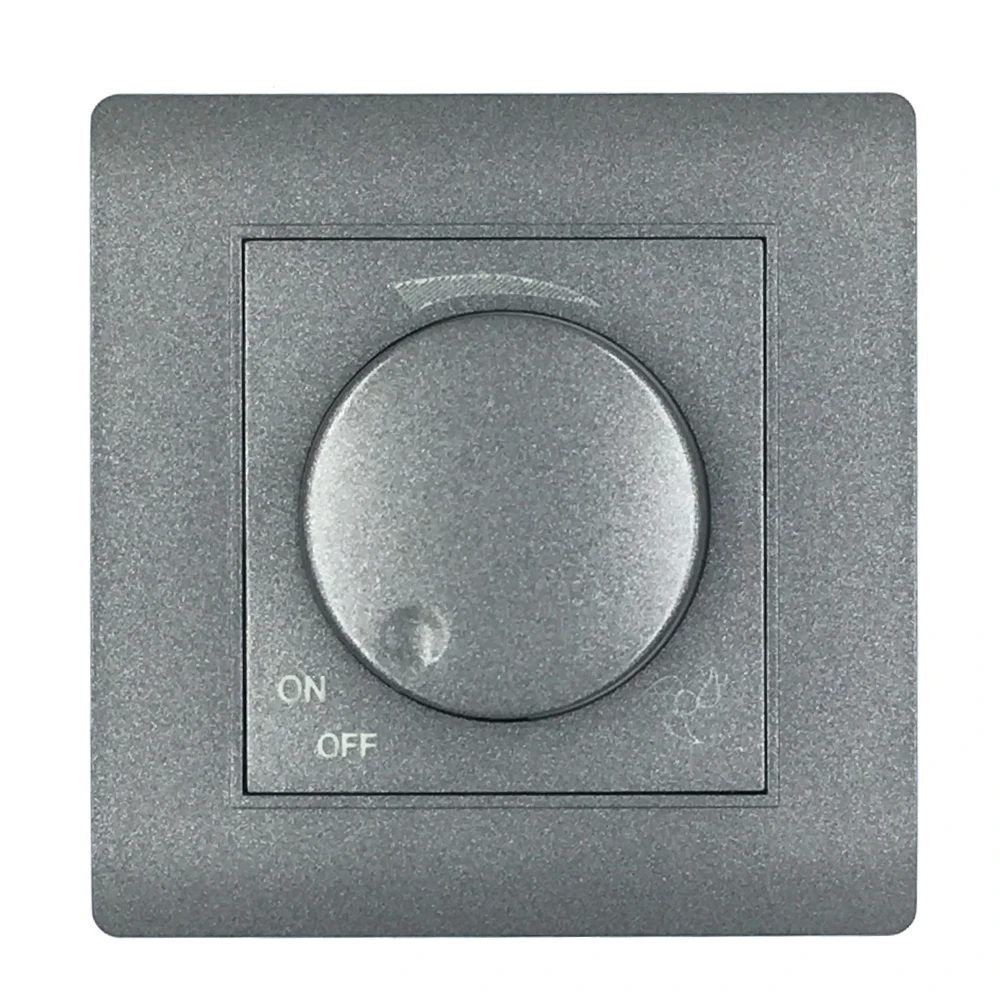 Роскошный настенный выключатель Kempinski контроллер скорости вентилятора цвета