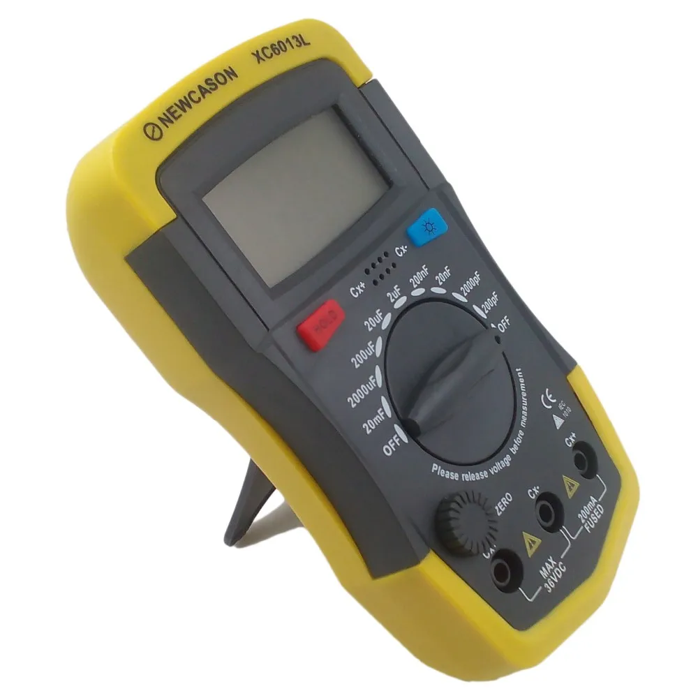 Цифровой измеритель емкости XC6013L тестер конденсатора mF uF емкости|cap tester|tester metertester
