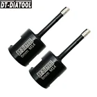 Многоцелевые алмазные сверла DT-DIATOOL дюйма, 2 шт.шт., диаметр 6 мм, кольцевая пила для твердого гранита с соединительными сверлами 58-11