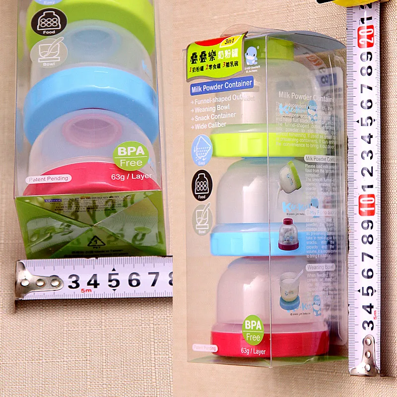 Коробка для закусок портативный дозатор молока и порошка контейнер детского