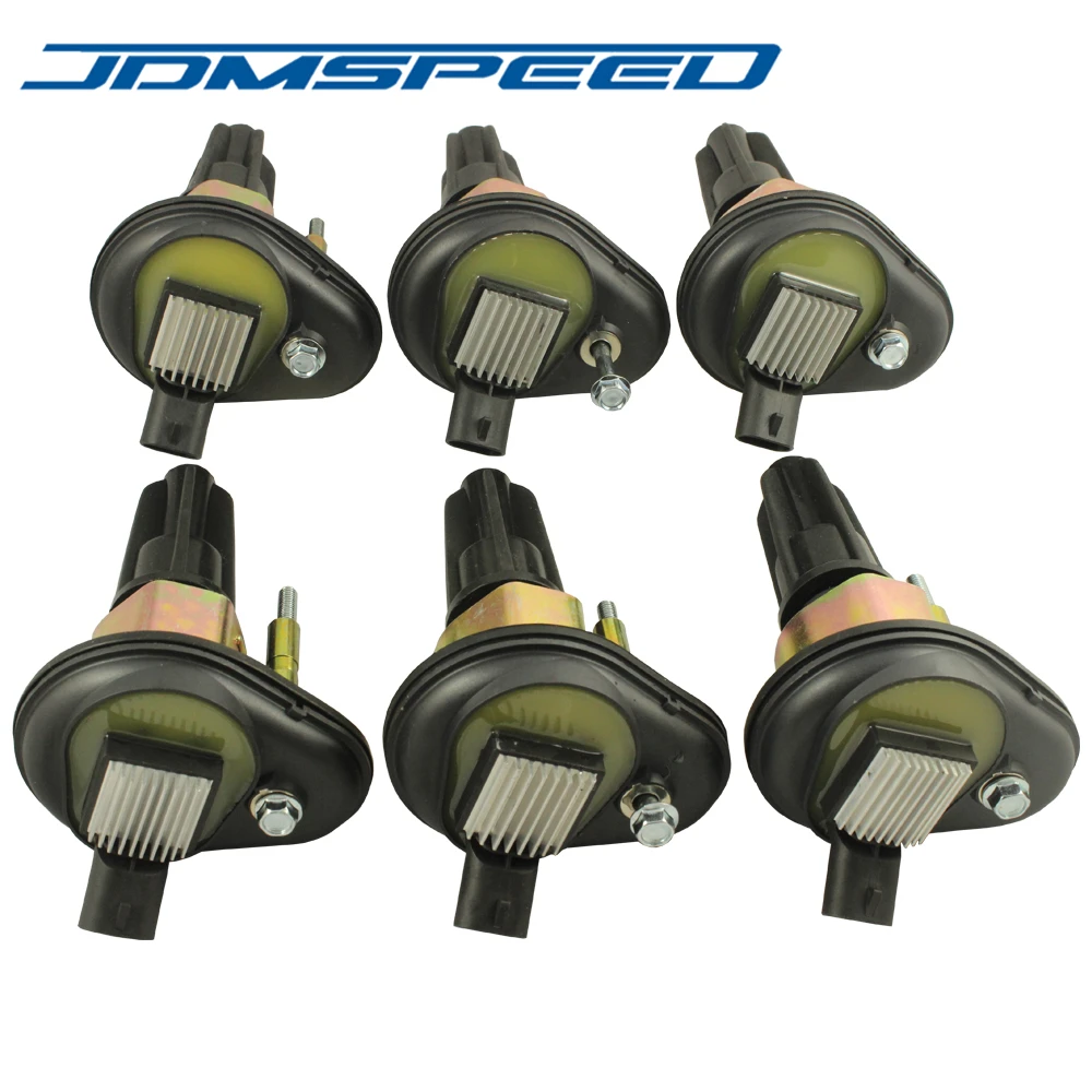 JDMSPEED 6 шт. катушка зажигания UF303 5C1392 GN10114 подходит для Chevrolet 2002 2005 Trailblazer GMC