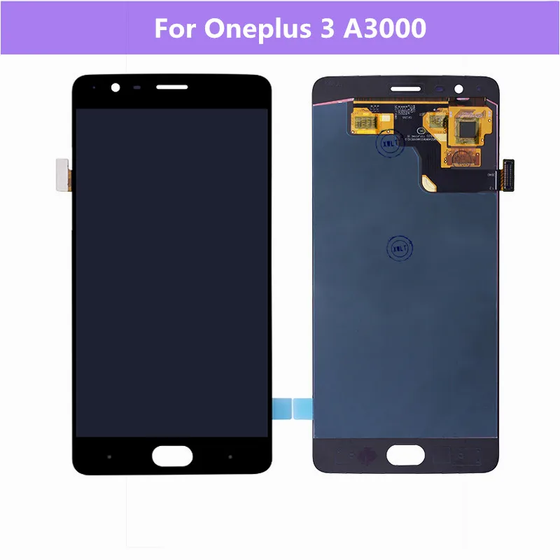 ЖК-дисплей и кодирующий преобразователь сенсорного экрана в сборе для Oneplus 1+ A0001 A2001 A3000 A3010 A5000 A5010 A6000 A6010 ЖК-дисплей Экран для Oneplus 5/5 T