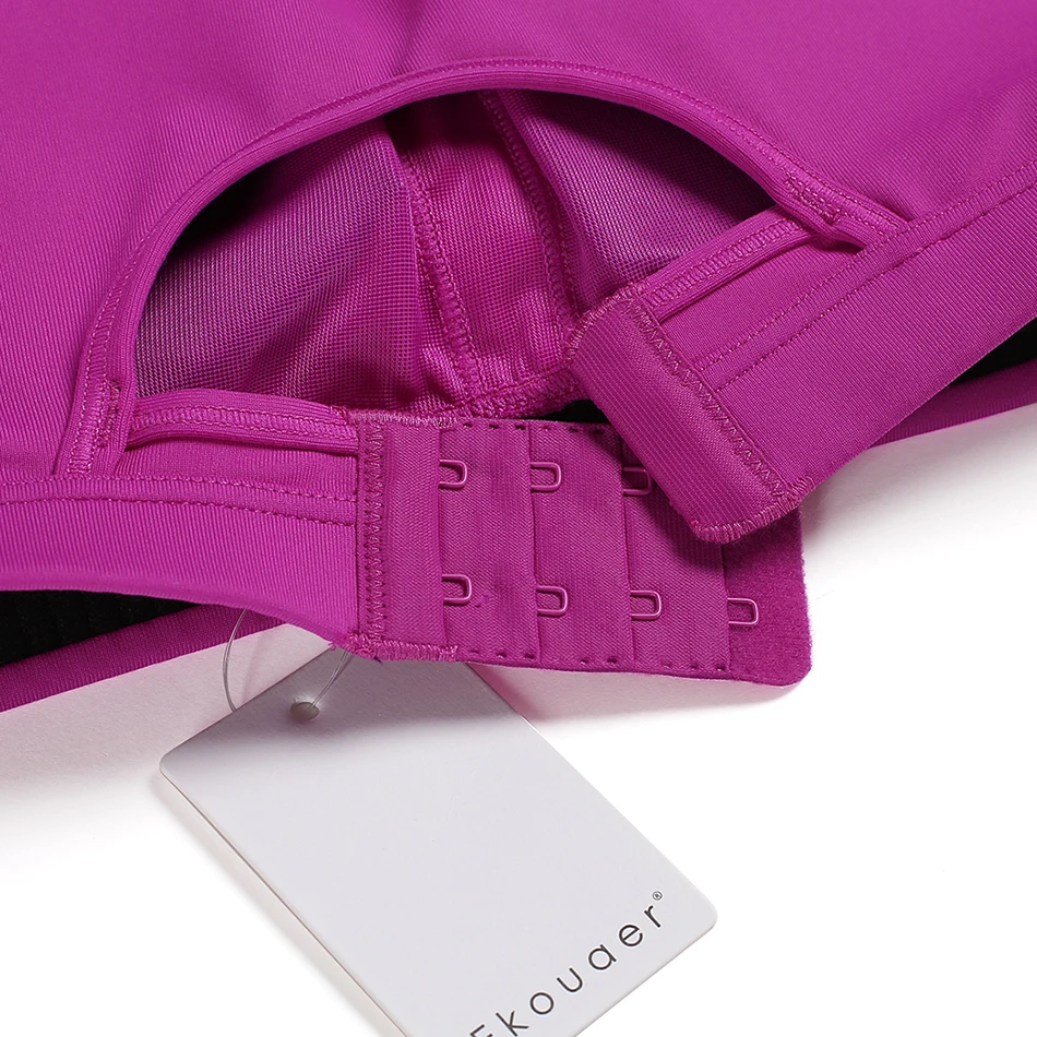 Ekouaer женский сексуальный бюстгальтер бесшовное нижнее белье пуш-ап топ