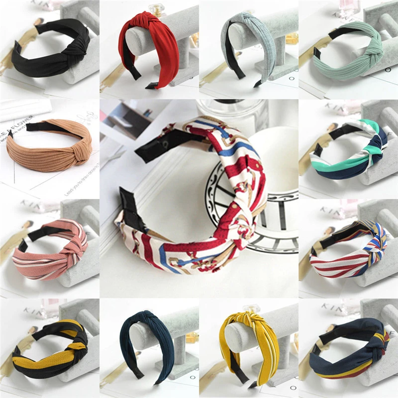 Женская повязка на голову с бантом винтажная бархатная аксессуар для волос 2019 |