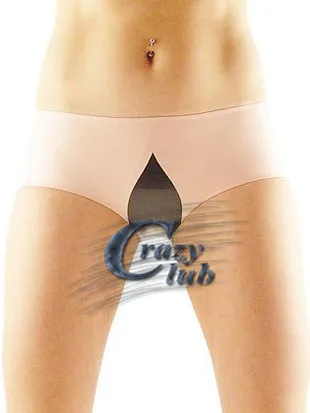 Crazy club_Women сексуальное латексное резиновое нижнее белье трусы розовые шорты Фетиш