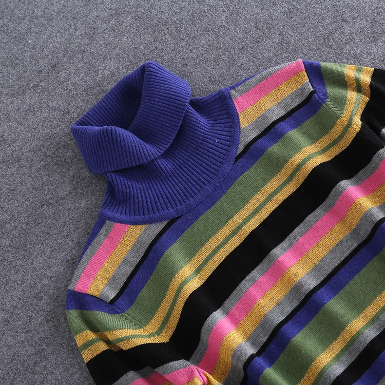 Европа 2015 новых женщин осень и зима с высоким воротником свитер платье дна тонкий