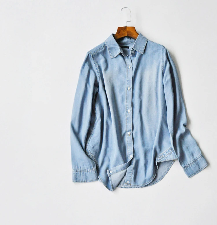 Рубашка женская Классическая с длинным рукавом|Рубашки| |