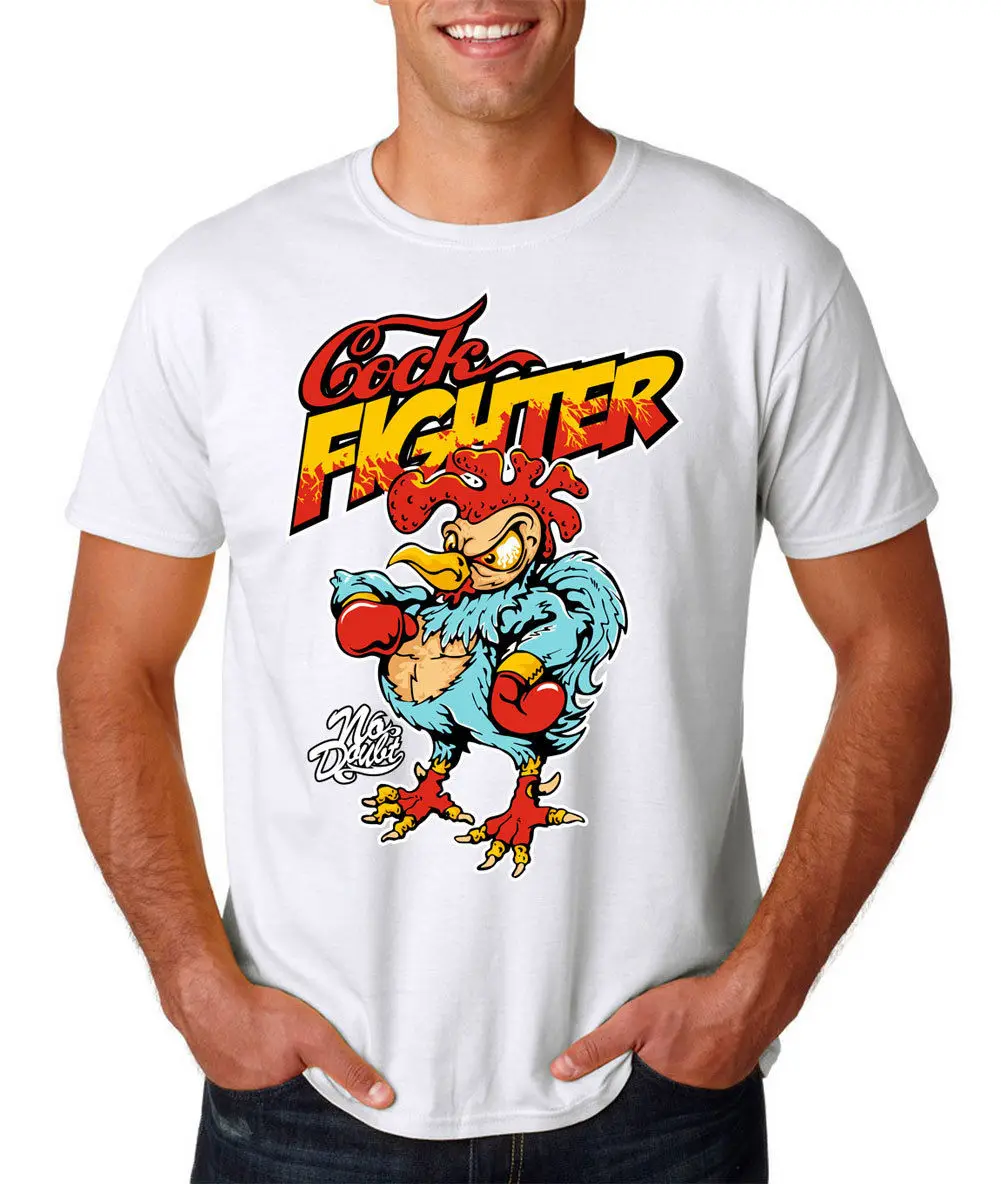 Новые футболки Забавные топы новинка унисекс забавные topsk fighter chicken boxer rocky gloves ali