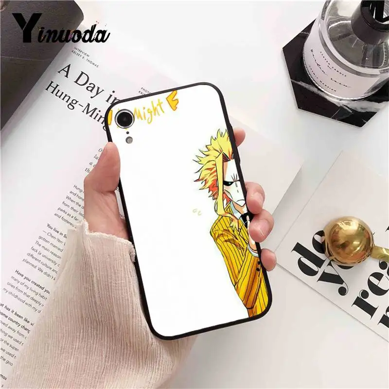 Силиконовый чехол для телефона Yinuoda My Hero academic Anime на заказ iPhone 8 7 6 6S 6Plus X XS MAX 5 5S SE XR 11