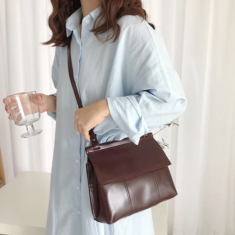 Youda Ретро стиль большой емкости дамы PU материал сумки на плечо простой моды