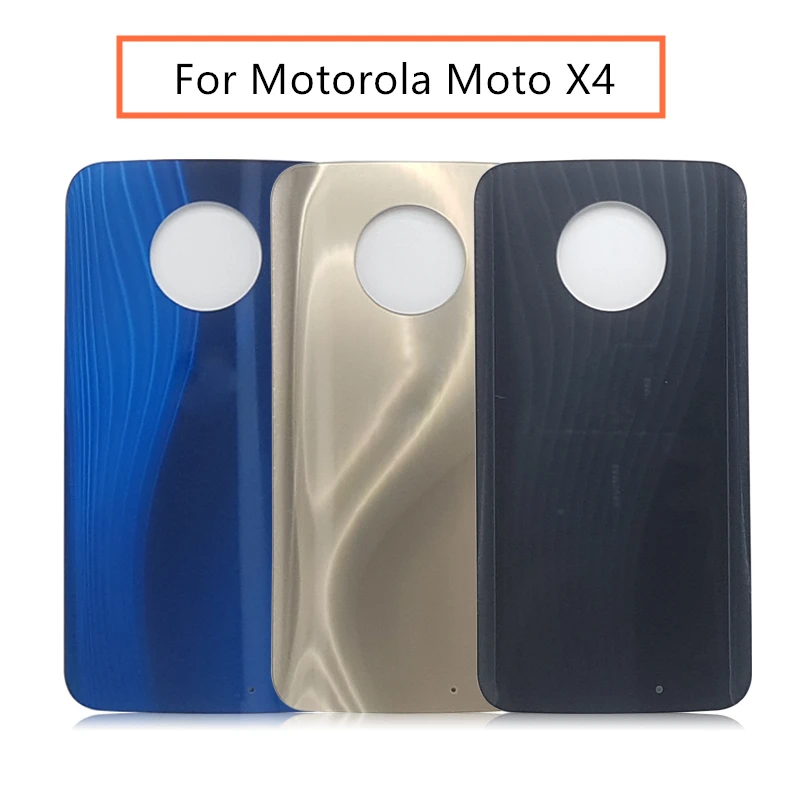 Стеклянная Крышка батарейного отсека для Motorola Moto X4 задняя крышка корпус телефона