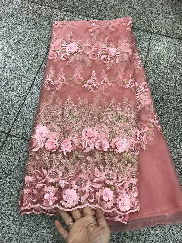 2018 Бесплатная доставка французская кружевная ткань высокого класса африканская