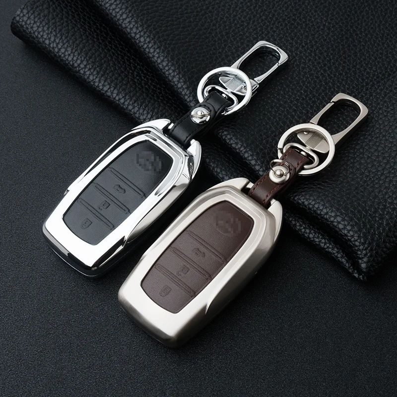 Чехол для ключа из цинкового сплава чехол с 3 кнопками Toyota Corolla avenchr Avensis Rav4 Yaris Auris