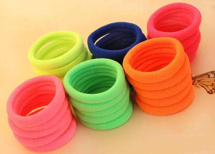 100 шт./партия резинки для волос 4 см |