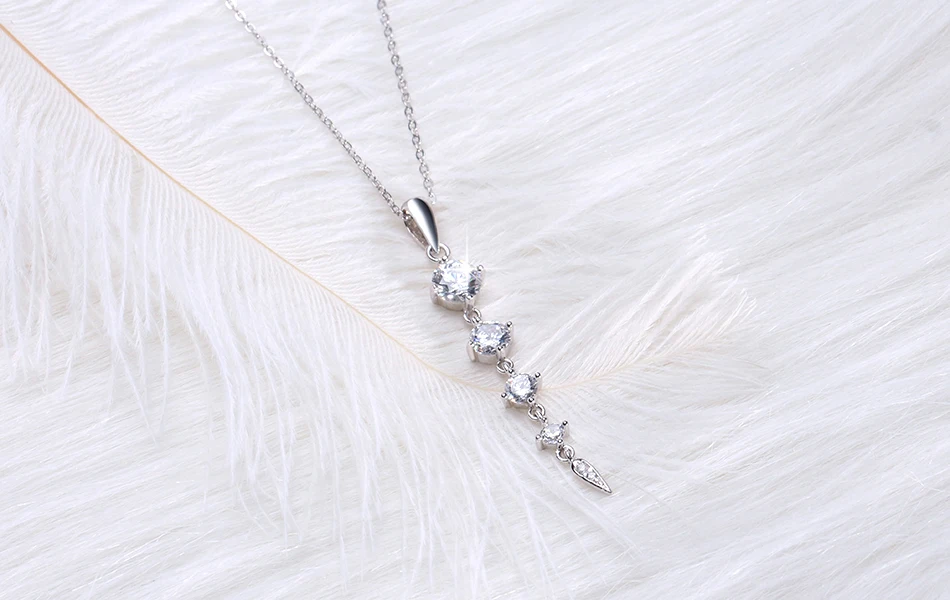 ORSA JEWELS, этнические 925 пробы, серебряные Длинные подвески в форме листа для женщин, хорошее ювелирное изделие для девушек, женский свадебный подарок SN76