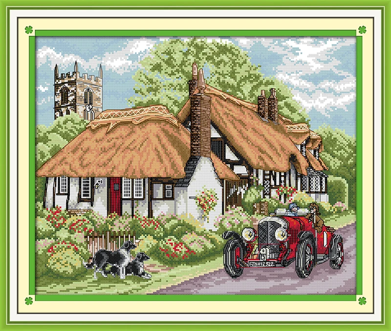 

Набор для вышивки крестиком (5), 11CT, с принтом, 14CT, ручная работа