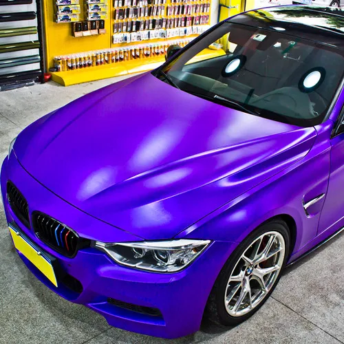 Purple Высококачественная металлическая автомобильная пленка для обертывания с молнией, автомобильная пленка для обертывания, стикер для автомобиля, украшение из фольги с размером 152 см x 200 см - Название цвета: Purple