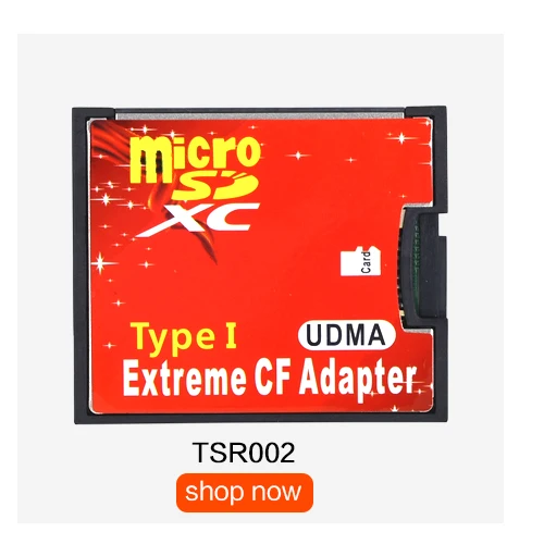 TISHRIC WiFi SD To CF Card SDHC SDXC MMC Adapter To Standard Compact Flash Type I Card Converter UDMA Card Reader For Camera