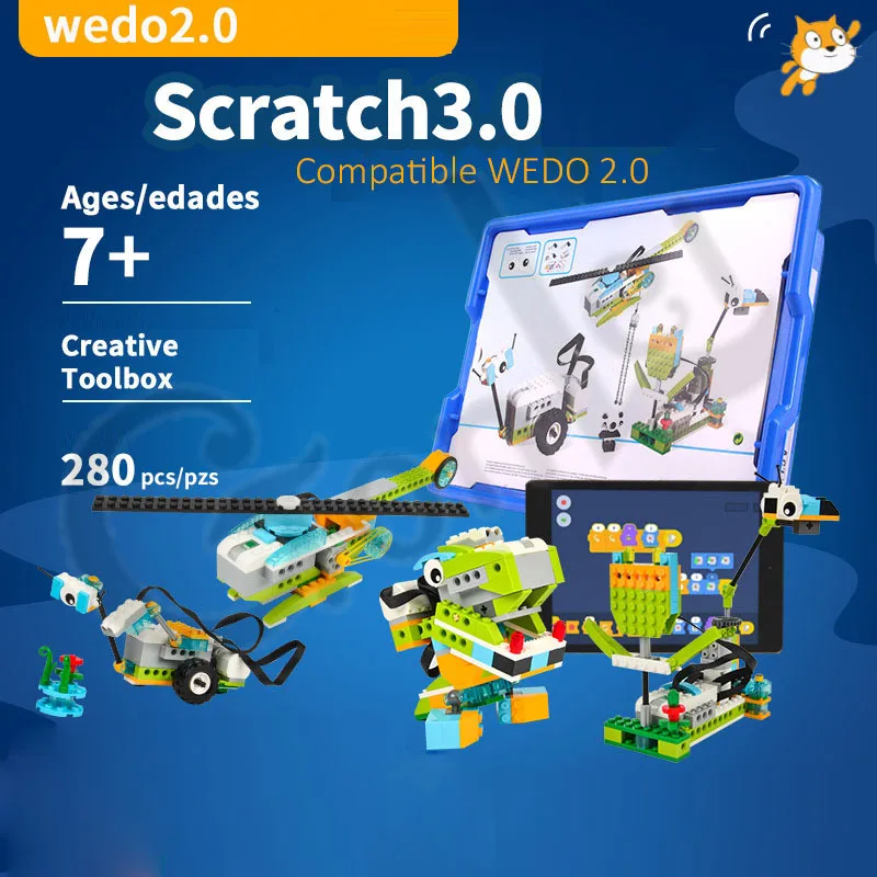 Новый высокотехнологичный Строительный набор WeDo 2 0 для робототехники
