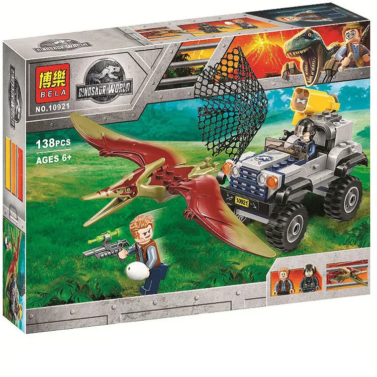 Бела мир Юрского периода птеранодон Чейз строительный комплект совместимые Legoings