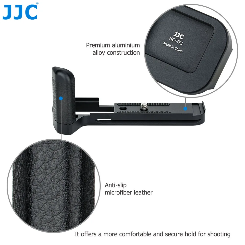 JJC Камера Quick Release Plate L кронштейн держатель рукоятка для ЖК-дисплея с подсветкой Fujifilm X-T3 X-T2 XT2 XT3 Камера s заменяет Fuji MHG-XT3 MHG-XT2