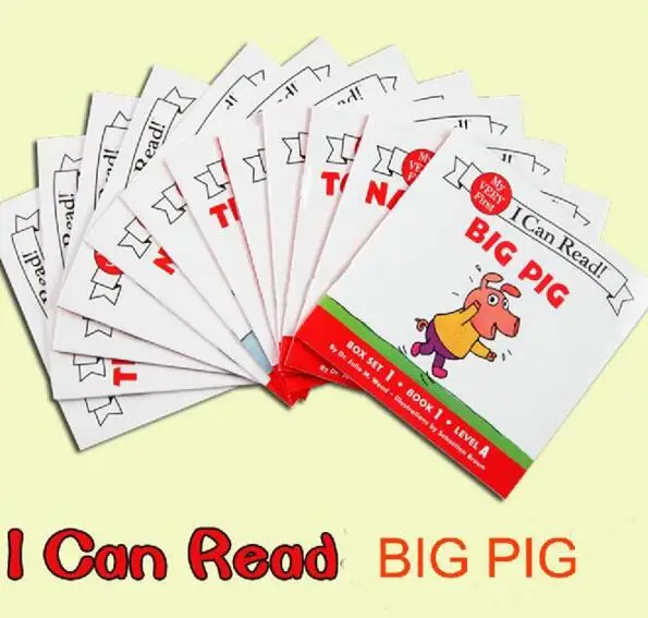 12 книг/набор я могу читать Phonics BIG PIG моя самая первая книга с картинками английская книга для детей Младенческая Детская Подарочная карманная книга рассказов