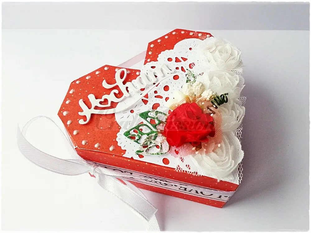 Mmao Crafts Металлические Стальные режущие штампы новый трафарет Kocham для