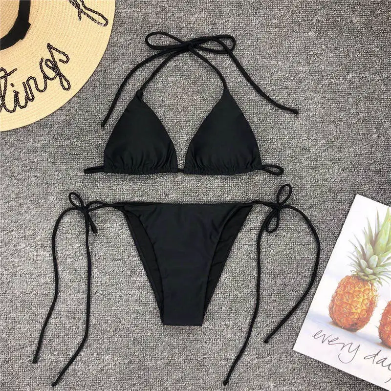 1504-1 Бикини Bikinx Neon green купальник со стрингами купальник с высокими плавками женский купальник сексуальный пуш-ап купальник женский купальный костюм микро бикини - Цвет: 1504-1