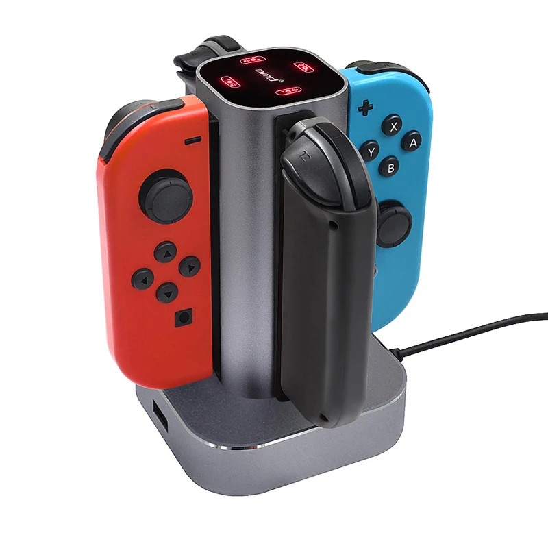 Дорожный переключатель 4 в 1 зарядная док станция NS Joy Con Геймпад контроллер
