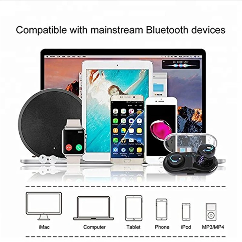 Близнецы наушники Bluetooth для Xiaomi Mi 9 Lite Mi9 Se 8 Pro чехол Мобильный наушник