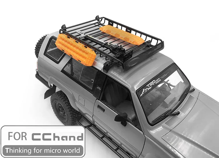 Металлическая багажная пластина + рейка/багажная рейка для RC4WD TF2 4runner|Детали и
