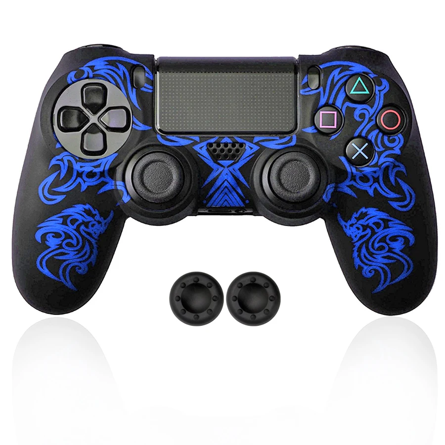 6 в 1 двойной мягкий силиконовый резиновый чехол для игровой станции PS4 Pro тонкий