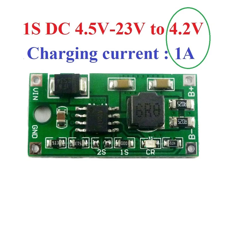 1S1A 5-23 В постоянного тока до 4,2 в 8,4 в 12,6 в 1S 2S 3S многоэлементное литий-ионное зарядное устройство для солнечной зарядки портативное устройство - Цвет: 1S1A