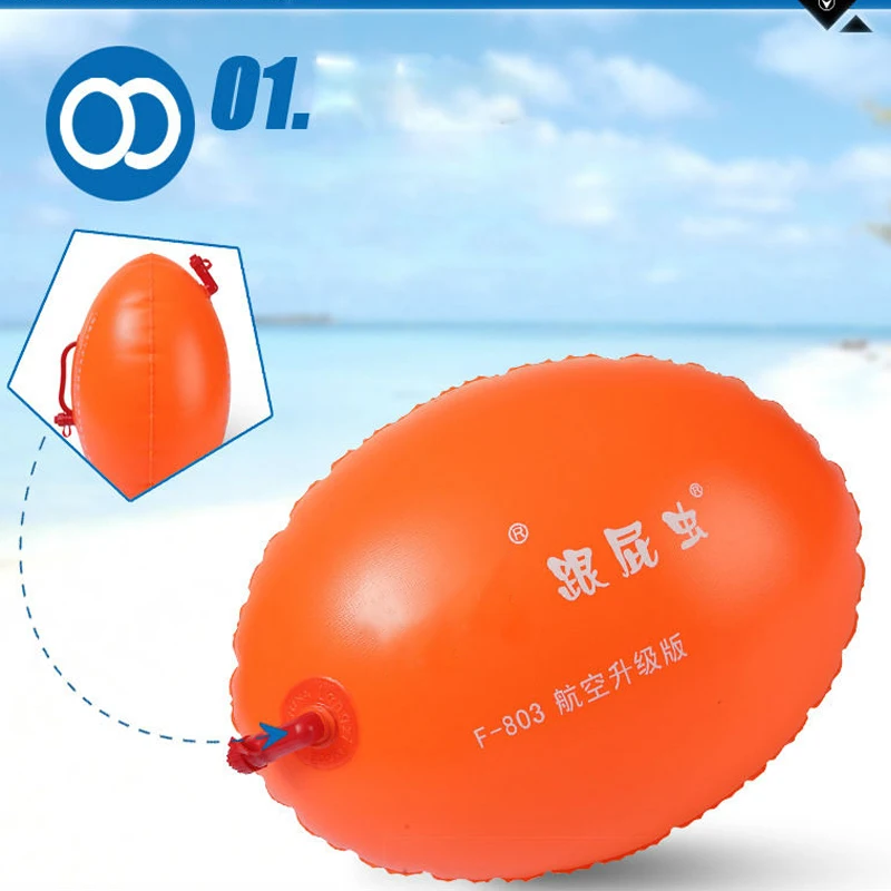 

2016 new Stooge Swim bag Dual Airbags Thicker Bags Floating Child Adult Bathing beach Safe Drifting Buoy Lifesaving ball